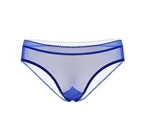 Culotte sans Couture Femme Invisible,Culotte Sexy Taille Basse en Maille Transparente Slip Coton à l'entrejambe sous-VêTements Triangulaires éLastique Respirant Et Confortable