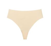 Culotte sans Couture Femme Invisible Culottes Et Slips Sport Yoga Anti-Transparence Grande Taille sous-Vêtements pour Fitness Pilates Gym Tanga Matière Respirante Élastique (Beige,XL)