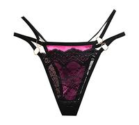 Culotte Satin Transparente, Dentelle Creuse, Taille Basse, Sexy Femme#Z