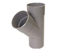 Nicoll - Té 45° MF UBT14 PVC gris 100 mm