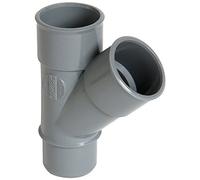 culotte simple pvc - mâle / femelle - 45 degrés - diamètre 63 mm - nicoll bl14