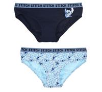Culotte Stitch Disney Lot de 2 culottes pour femme Slip Sous-vêtements pour adulte en coton (IT, Texte, M, Regular, Standard, Multicolore)