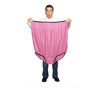 Culotte surdimensionnée pour grand-mère - Sous-vêtements fantaisie pour Halloween - Cadeau amusant pour femme et homme, Dark Pink, taille unique
