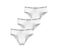 Culotte taille haute femme Björn Borg Logo Brief (x3) Blanc S