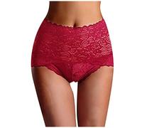 Culotte Taille Haute Femme Sexy, Culotte Femme Dentelle Imprimée,Culotte Ventre Plat Femme Invisible Légère Respirante Soft Confortable Chic et élégant Culottes Slips Stretch Panties