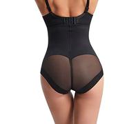 Culotte Taille Haute Galbante Ultra-Ferme Sexy Shapewear Body Lotion Parfum (Black, L)