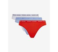 Culotte Tommy Hilfiger Classics Essentials Logo rouge bleu blanc (3 unités) - XS