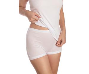 Culotte trÃšs haute femme Sassa Fine Rib Blanc 46