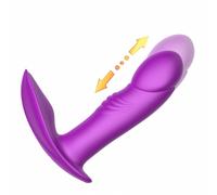 Culotte vibrante avec masseur de point G, fonction chauffante et télécommande