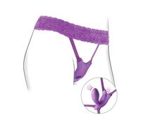 Culotte Vibrante G-Spot Butterfly Strap-On Mauve