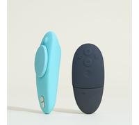 Culotte vibrante télécommandée connectée Moxie+ We Vibe - 100 % étanche, rechargeable USB, connecté à l'application, 8,4 cm - Bleu