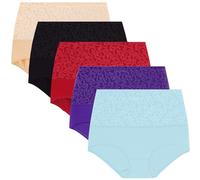 Culotteculotte Femme Coton sans Couture, Lingerie Sexy éRotique Pute Culotte Taille Haute Lot De 6 Slips Confortables Multicolore Style Quotidien Respirant Extensible