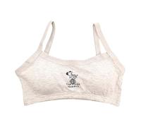 Culottefille Girls Underwear Lace Bralette for Teens Adjustable Straps Comfortable Training Bra for Everyday Wear 10 15 Ans Old(Grey,10-15 Ans)