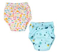 Culottes D’apprentissage pour Bébés Respirantes 2 Pièces Coton | Couche Lavable à Six Couches, Doublure Intérieure Imperméable, Confort Quotidien, Taille L, Lot de 2