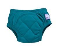 Culottes d'apprentissage Bambino Mio pour tout-petits, 2-3 ans, Bleu Canard - réutilisables, lavables, pour l'apprentissage de la propreté - Fille et Garçon - Motif point de croix