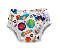 Culottes d'apprentissage Bambino Mio pour tout-petits, 2-3 ans, Cosmos - réutilisables, lavables, pour l'apprentissage de la propreté - Fille et Garçon - Motif point de croix