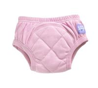 Culottes d'apprentissage Bambino Mio pour tout-petits, 2-3 Ans, Rose Pâle - réutilisables, lavables, pour l'apprentissage de la propreté - Fille et Garçon - Motif point de croix