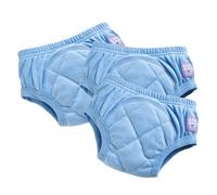 Culottes d'apprentissage Bambino Mio pour tout-petits, lot de 3, 3-4 ans, Bleu - Garçons - réutilisables, lavables, pour l'apprentissage de la propreté - Fille et Garçon - Motif point de croix