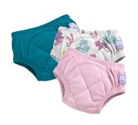 Culottes d'apprentissage Bambino Mio pour tout-petits, lot de 3, 3-4 ans, Licorne Rose - réutilisables, lavables, pour l'apprentissage de la propreté - Fille et Garçon - Motif point de croix