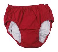 Culottes d'incontinence pour adultes, couches lavables imperméables et lavables couches de protection pour personnes âgées couches d'incontinence Red,XXXL