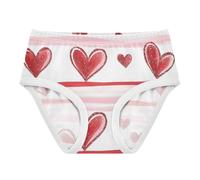 Culottes en coton toutes saisons pour petites filles - Motif d'amour mignon - Tailles 2T, 3T, 4T, 5T, 6Y et 8Y, coloré, 6-8 ans