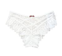 Culottes Et Slips Femme Dentelle- Culotte Ventre Plat Femme Sexy Extensible Confortables Douces Taille Moyenne sous-Vêtements Underwear Casual Respirant Couleur Unie Chic Stretch Tanga