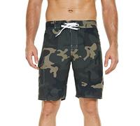 Culottes Et Slips Maillot De Bain Printemps-éTé Camouflage DéContracté Taille Ajustable par Cordon De Serrage Doublure Triangulaire SéChage Rapide Poche