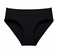 Culottes etSlips Culottes pour Femmes Culottes en Coton pour Femmes Ensemble de Bikini côtelé à la Mode(Black,L)