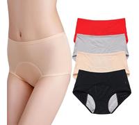 Culottes Everdries pour femmes de plus de 60 ans,Sous-vêtements anti-fuites Everdries pour femmes,Sous-vêtements anti-fuites taille haute,Culottes anti-fuites Everdry pour femmes (4 pièces-b,TTG)