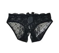 Culottes Femme - Slip femme avec entrejambe ouvert Chic Hot Dentelle Micro String Taille Haute sous-vêtements Respirantes - Doux Doux Elasticité Hipster Slips Femme Dentelle