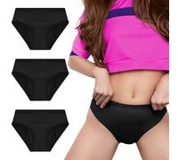 Culottes Menstruelles Adolescentes Ultra Absorbantes, Douces & Respirantes | Absorption Nid d'Abeille | Protection Flux Légers à Flux Très Abondants | Jeunes Filles & Ado | OEKO-TEX | Lot de 3