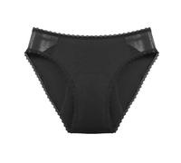 Culottes menstruelles pour Femmes en Dentelle - Set sous Vetement Absorbantes Anti-Fuites pour Flux Normaux - Protection Hygiénique Lavable pour Regle