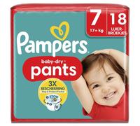 Culottes Pampers Baby-Dry Taille 7 17 kg+ - 18 Unités S7