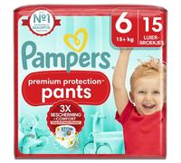 Culottes Pampers Premium Protection Taille 6 15 kg+ - 15 Unités S6