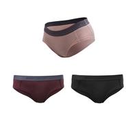 Culottes Sensor Merino Air 3-pack černá/dusty pink/port red S
