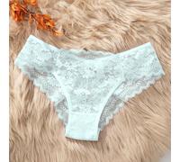 Culottes sexy transparentes avec bordure en dentelle sans couture (string) pour femmes L,M,SUnicoloreDentelle