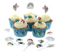 Culpitt Décorations de cupcakes licorne 0,16 g