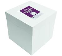 Culpitt Lot de 10 boîtes à gâteau hautes blanches de 25,4 cm - 254 x 254 x 254 mm - Idéales pour transporter des gâteaux de célébration, des gâteaux de mariage, des gâteaux d'anniversaire décorés