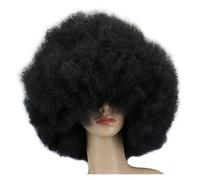 Culry Cosplay Party Perruque Rouge Vert Pupple Rose Bleu Blue Blanc Jaune Dance Afro Wigs Synthétique(Style 8)