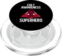 Cult Awareness Ruban de Guerrier Super-héros PopSockets PopGrip pour MagSafe