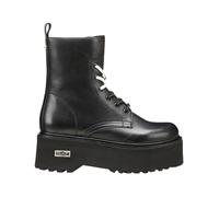 Cult - Bottes en cuir noir - Femme - Chaussures - Noir - Taille: 37 EU