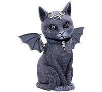 Nemesis Now Figurine Chat Malpuss Ailé Noir 24 cm