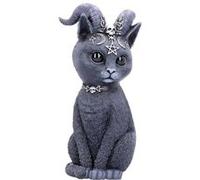 Nemesis Now Figurine Cult Cuties Pawzuph Chat à corne 26 cm Gris Enfants