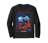 Cult Movie Club Poltergeist Retro Vintage Funny Adult Humor Manche Longue
