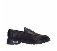 Cult Ozzy 4206 Mocassins en cuir perforé, Noir, 44 EU