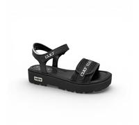 Cult Young T663 Sandales pour fille avec sangle Noir, Noir , 35 EU