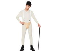Culte Classique Déguisement Blanc Horloge Travail Hommes Costume M Grand