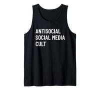 Culte des médias Sociaux antisociaux (déclaration de désintoxication numérique) Débardeur