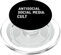Culte des médias Sociaux antisociaux (déclaration de désintoxication numérique) PopSockets PopGrip pour MagSafe