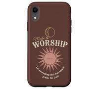 Culte Psaumes Minimal Sun Faith Coque pour iPhone XR